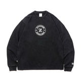 VARSITY LOGO L/S TEE / FADE BLACK