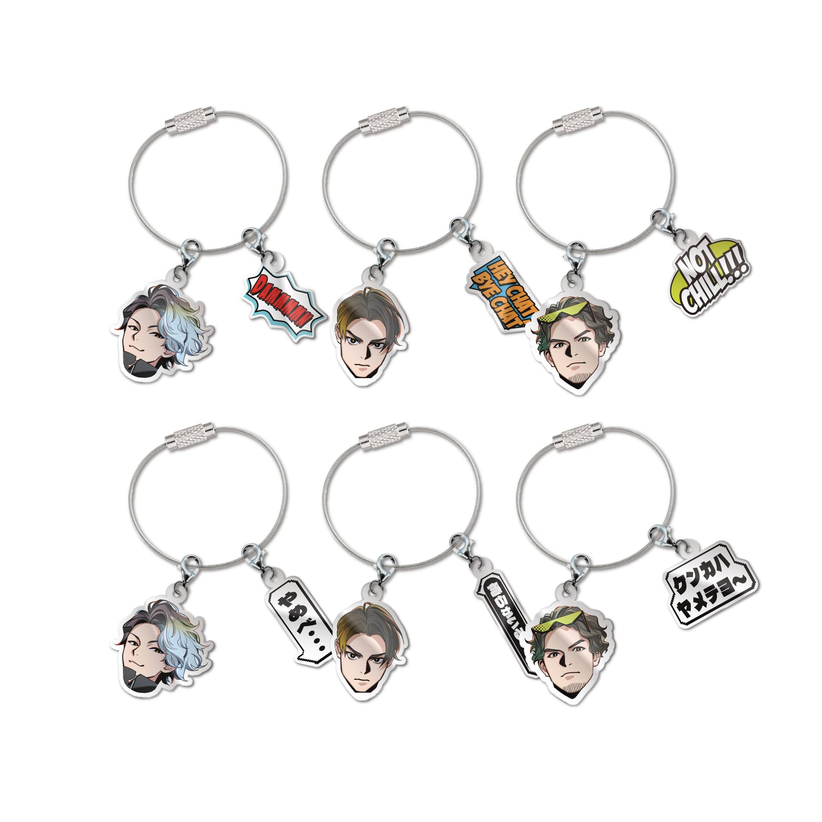 TEAM APEX LEGENDS RANDOM MEME & FACE ACRYLIC KEY CHAIN 2026 SUMMER