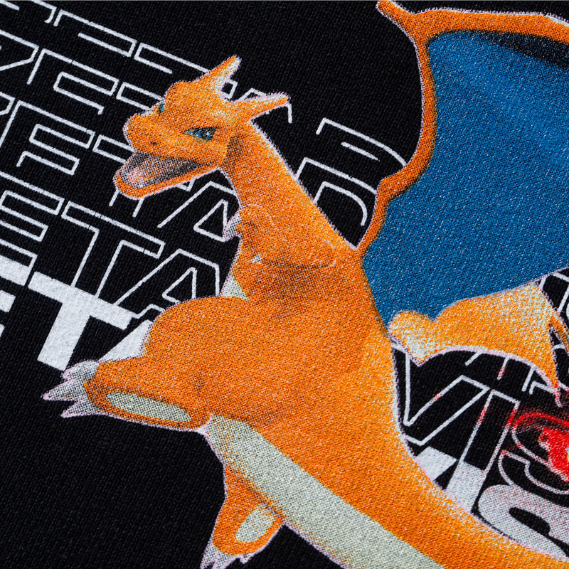 Pokémon UNITE × ZETA DIVISION CREWNECK LIZARDON / BLACK – ZETA DIVISION ...