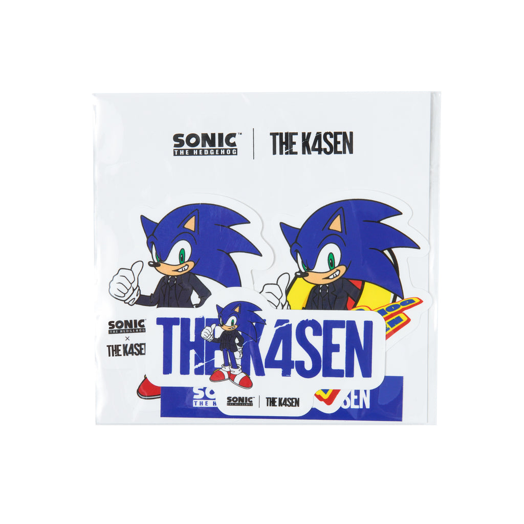 SONIC THE HEDGEHOG × The k4sen STICKER SET – ZETA DIVISION STORE