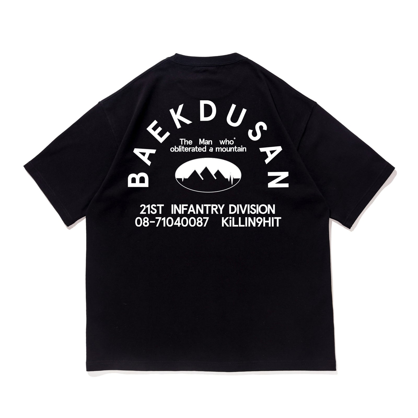 BAEKDUSAN TEE / BLACK – ZETA DIVISION STORE
