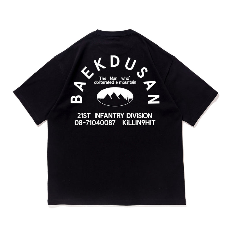 BAEKDUSAN TEE / BLACK – ZETA DIVISION STORE