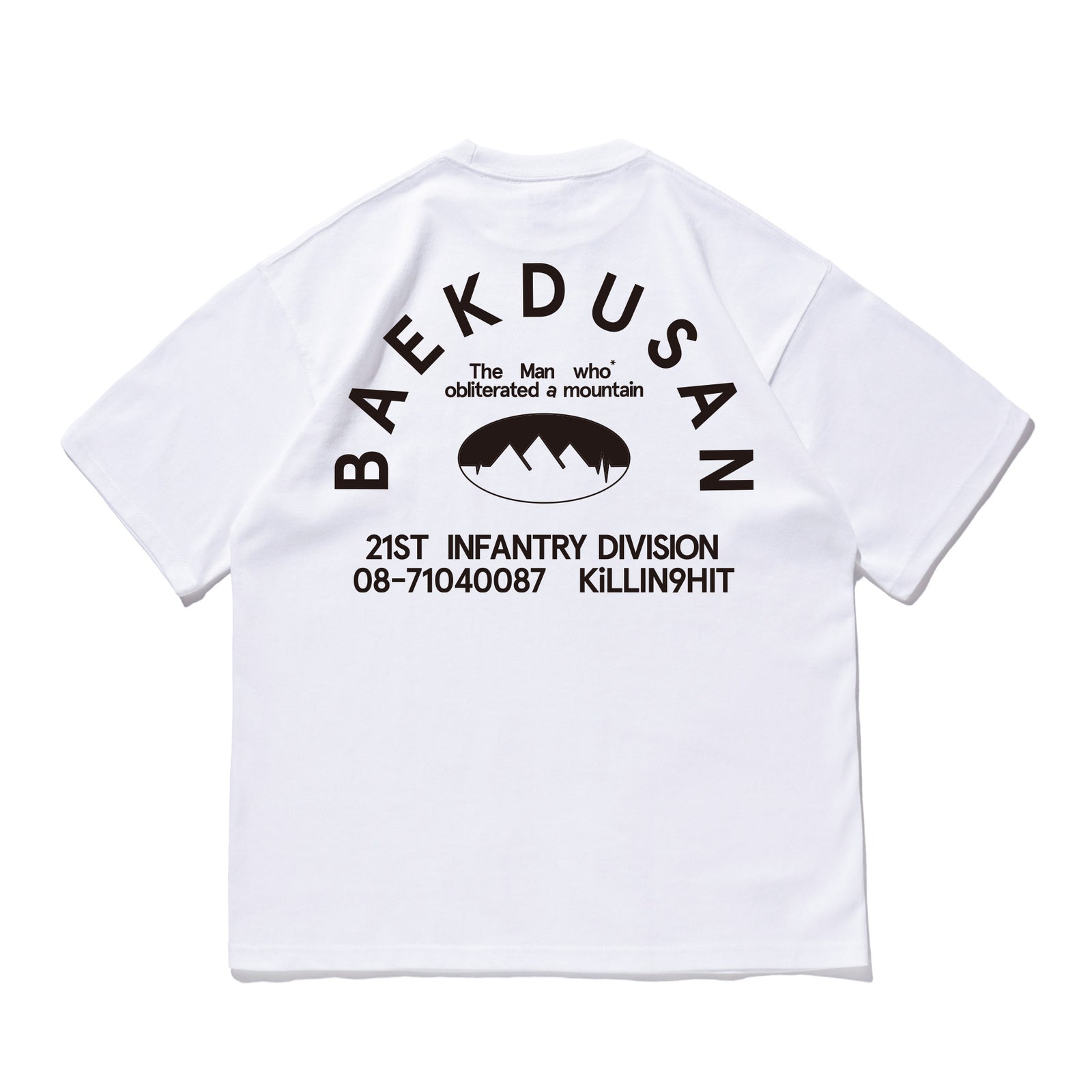 ひで BAEKDUSAN TEE / WHITE – ZETA DIVISION STORE