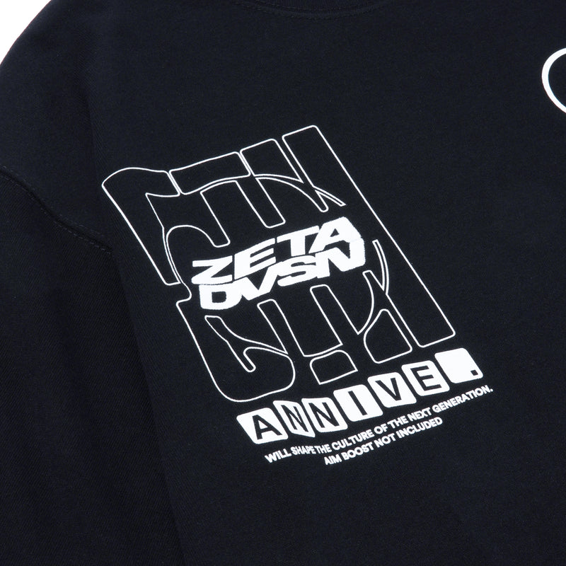 ZETA DIVISION 5TH ANNIVERSARY TEE / BLACK – ZETA DIVISION STORE
