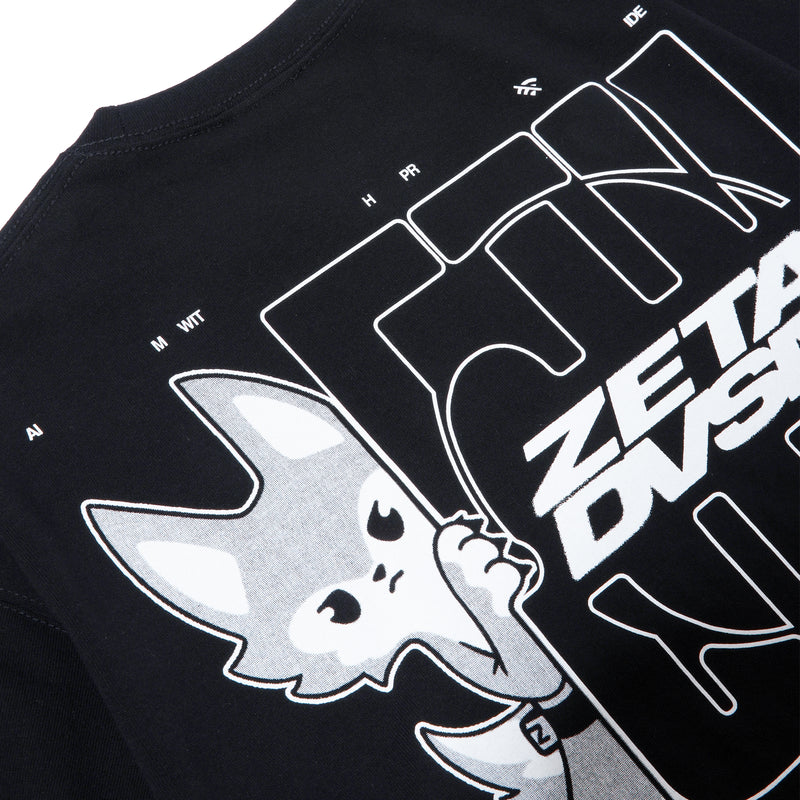 ZETA DIVISION 5TH ANNIVERSARY TEE / BLACK – ZETA DIVISION STORE
