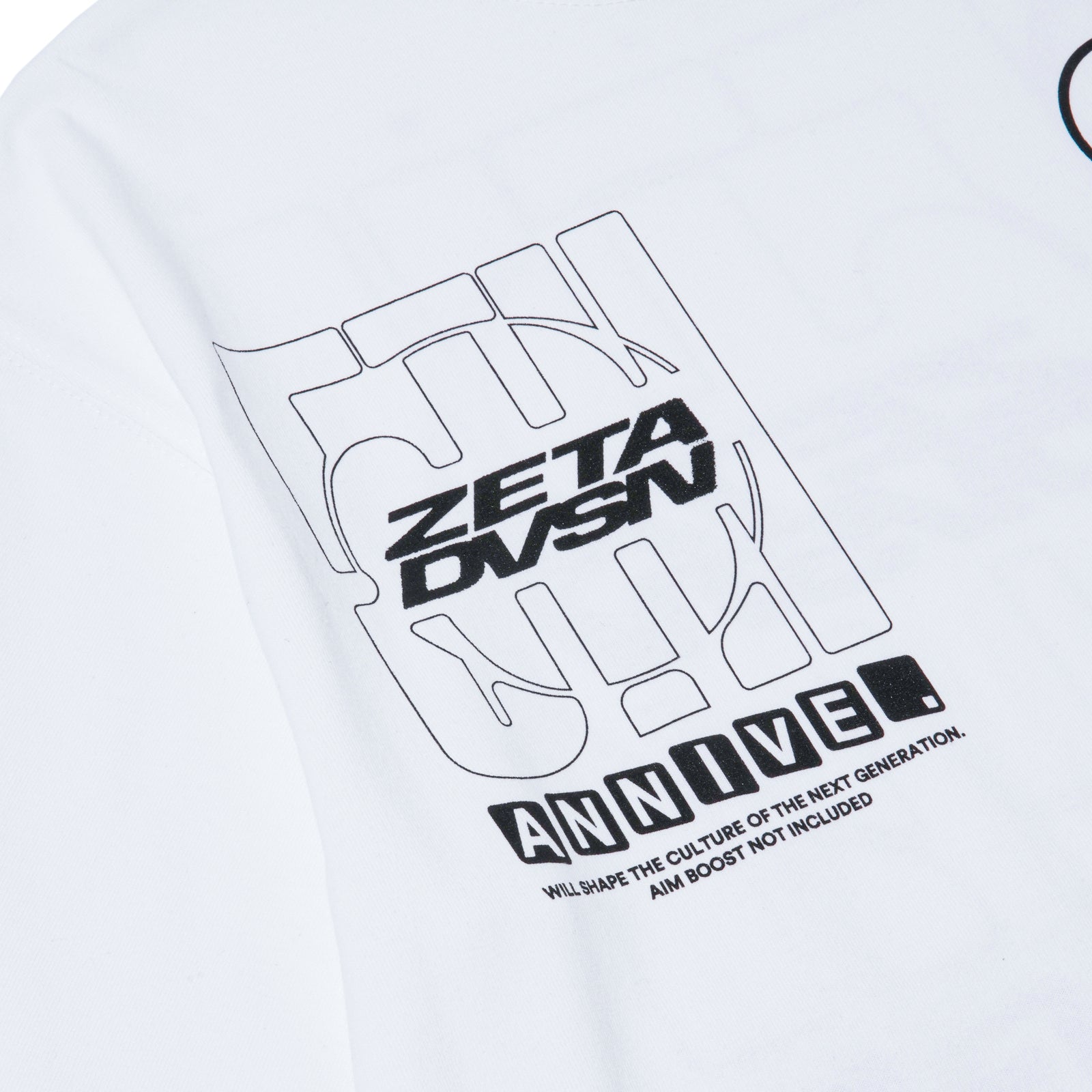 しん ZETA DIVISION 5TH ANNIVERSARY TEE / WHITE – ZETA DIVISION STORE