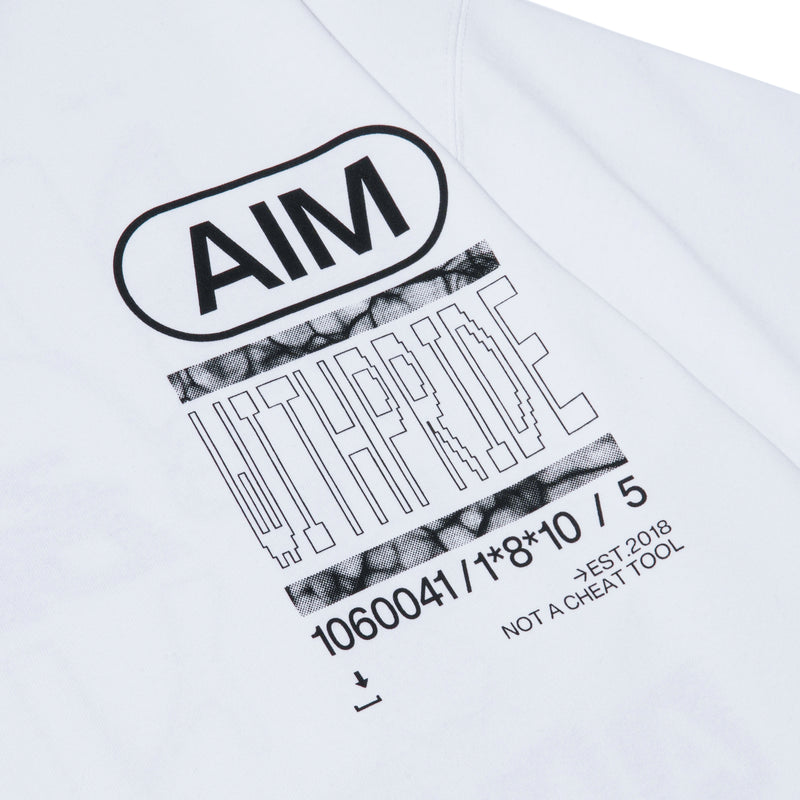ZETA DIVISION 5TH ANNIVERSARY TEE / WHITE – ZETA DIVISION STORE