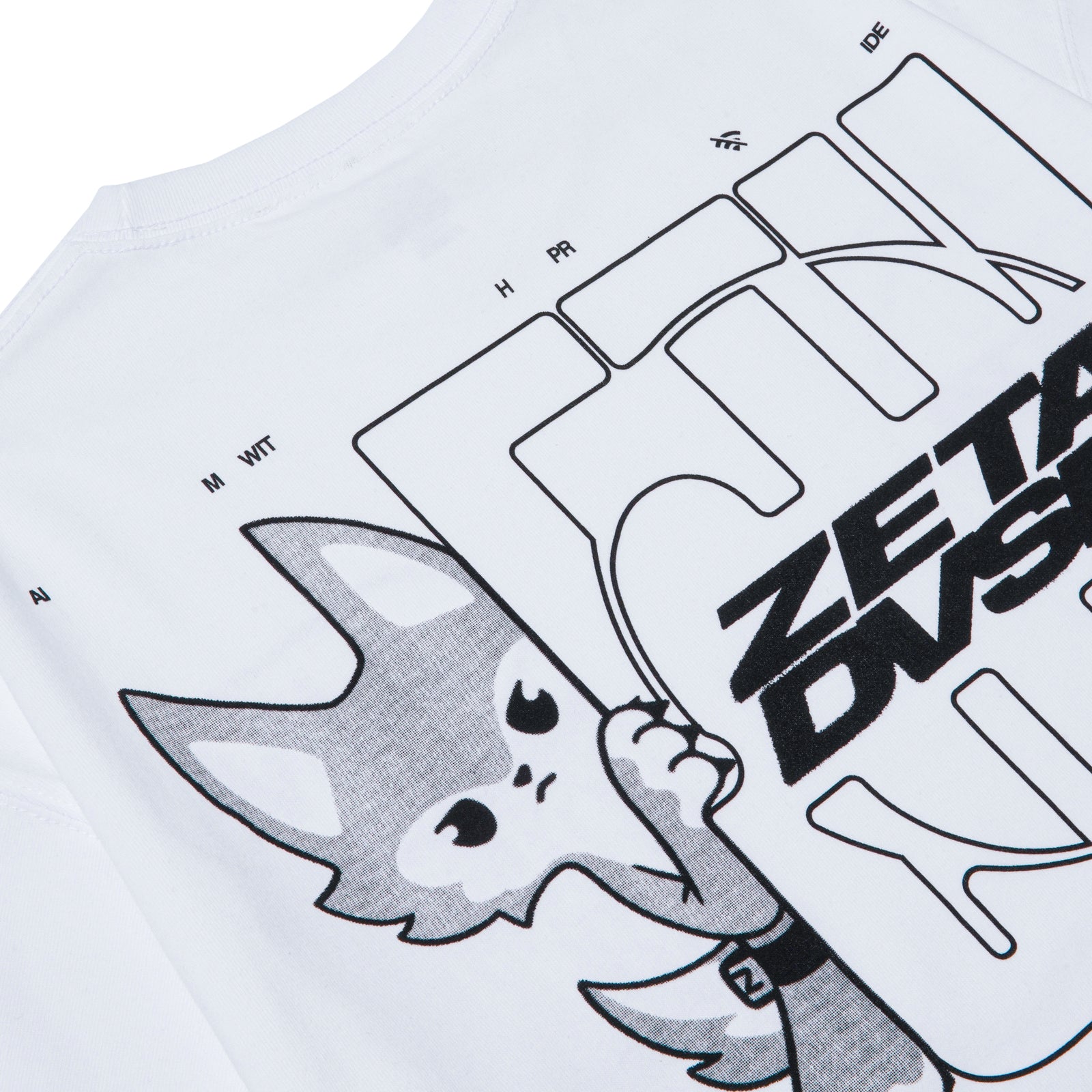 ZETA DIVISION 5TH ANNIVERSARY TEE / WHITE – ZETA DIVISION STORE