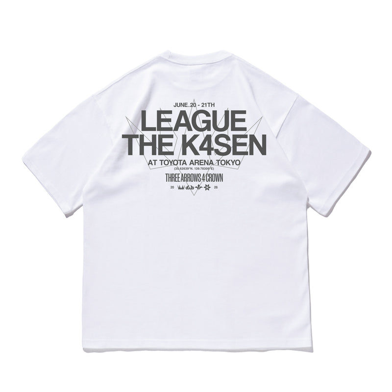 LEAGUE THE K4SEN #3 TEE / WHITE – ZETA DIVISION STORE