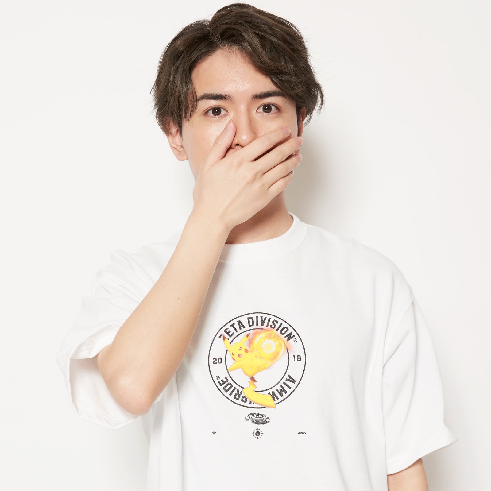 Tピーたん Pokémon UNITE × ZETA DIVISION TEE Pikachu / WHITE – ZETA