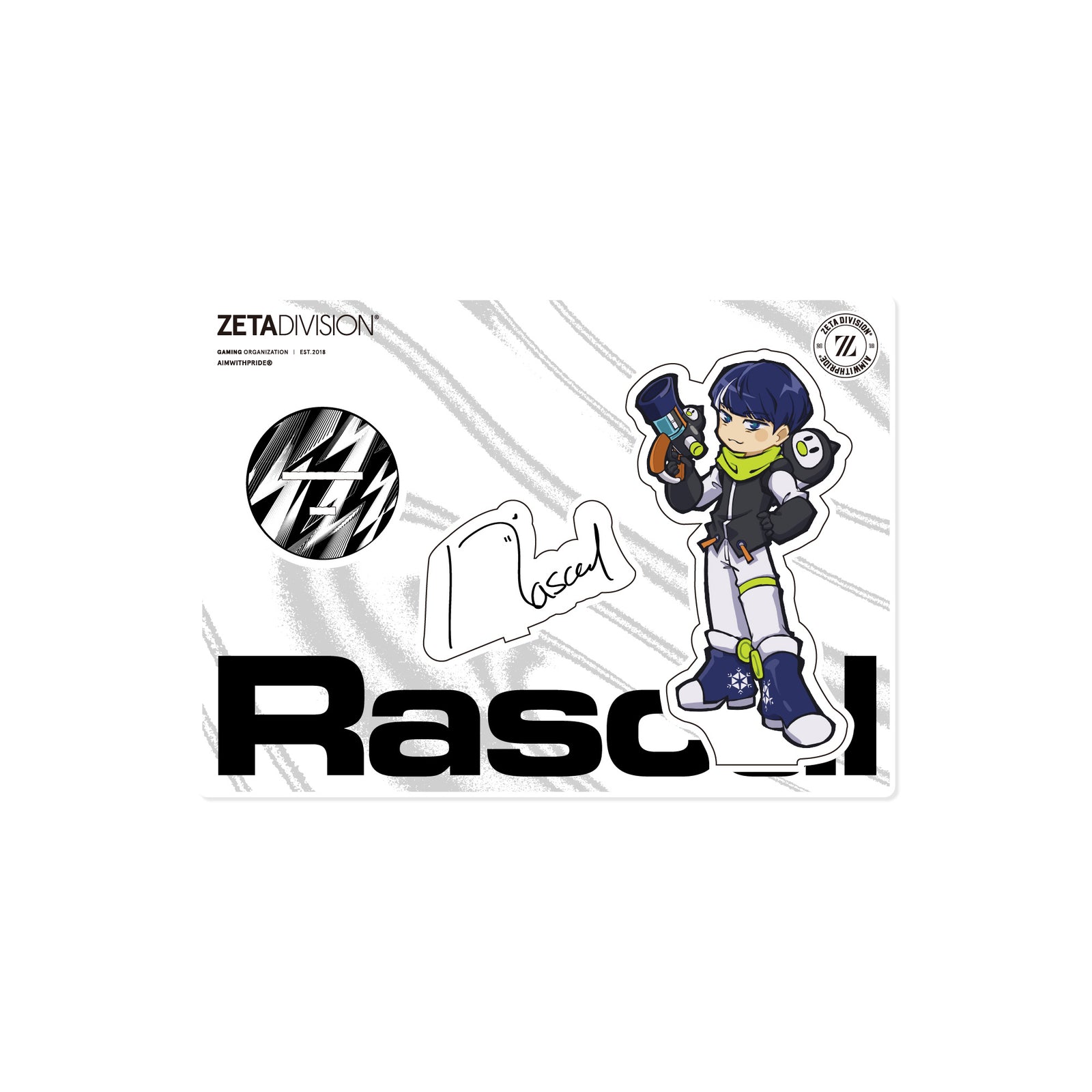 TEAM OVERWATCH ACRYLIC STAND 2025 SPRING / Rascal – ZETA DIVISION