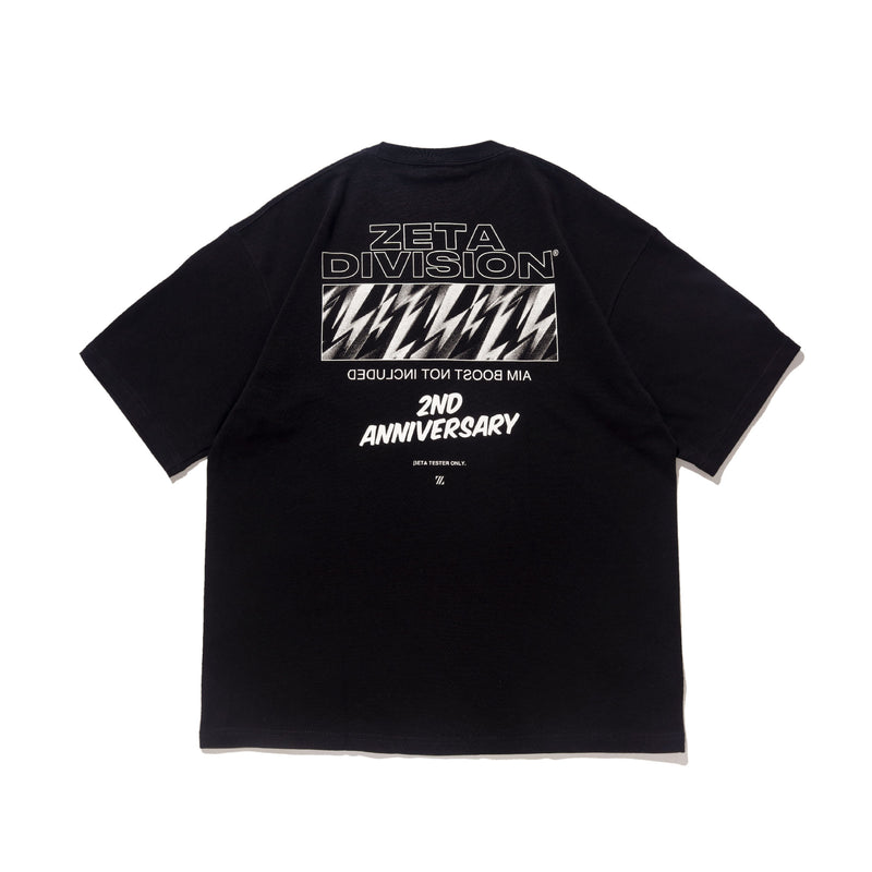 ZETA DIVISION 2ND. ANNIVERSARY TEE / BLACK | ZETA DIVISION STORE