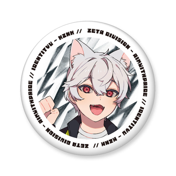 TEAM IDV PINBACK BUTTON 2023 AUTUMN / Kznk
