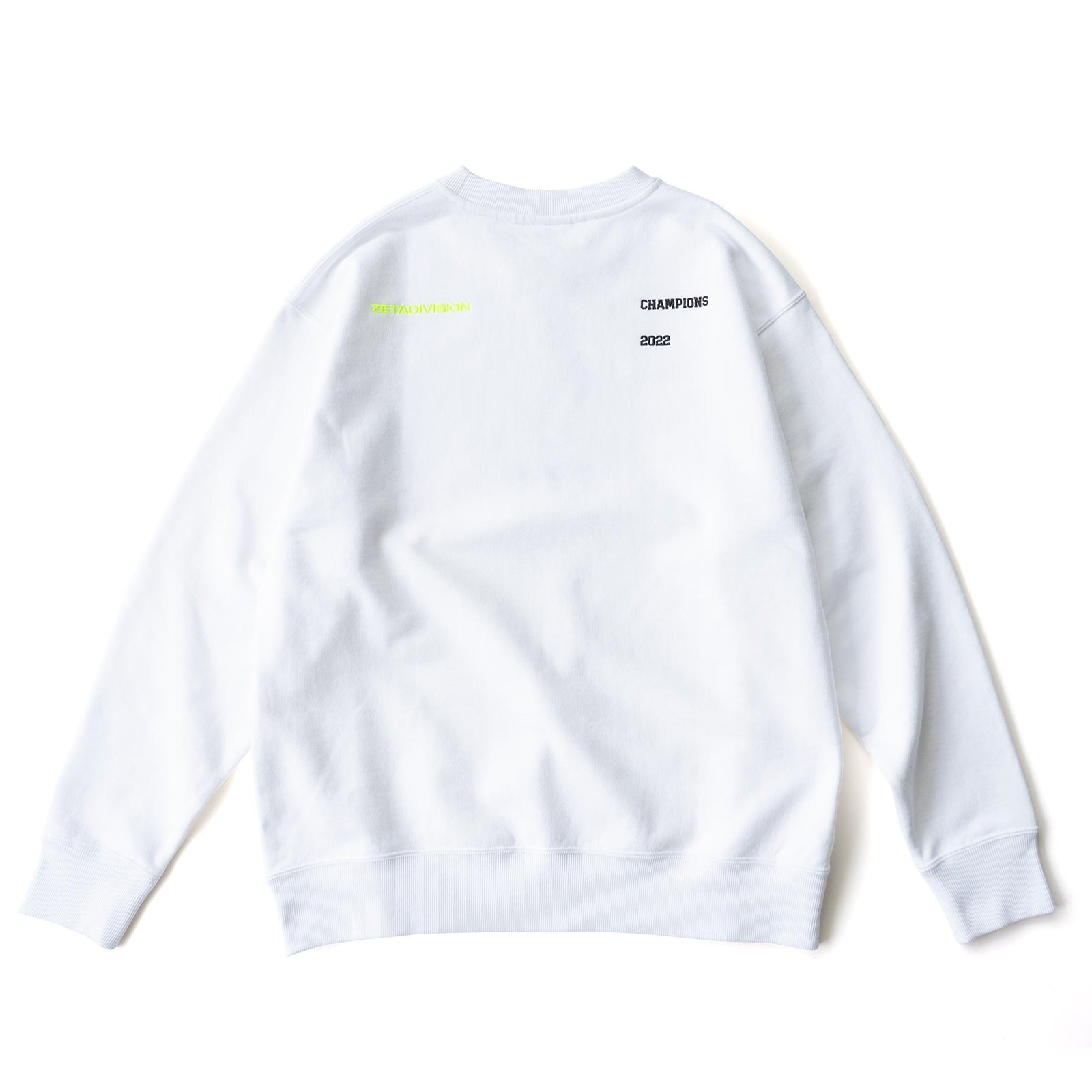 CHAMPIONS CREW NECK / WHITE | ZETA DIVISION STORE