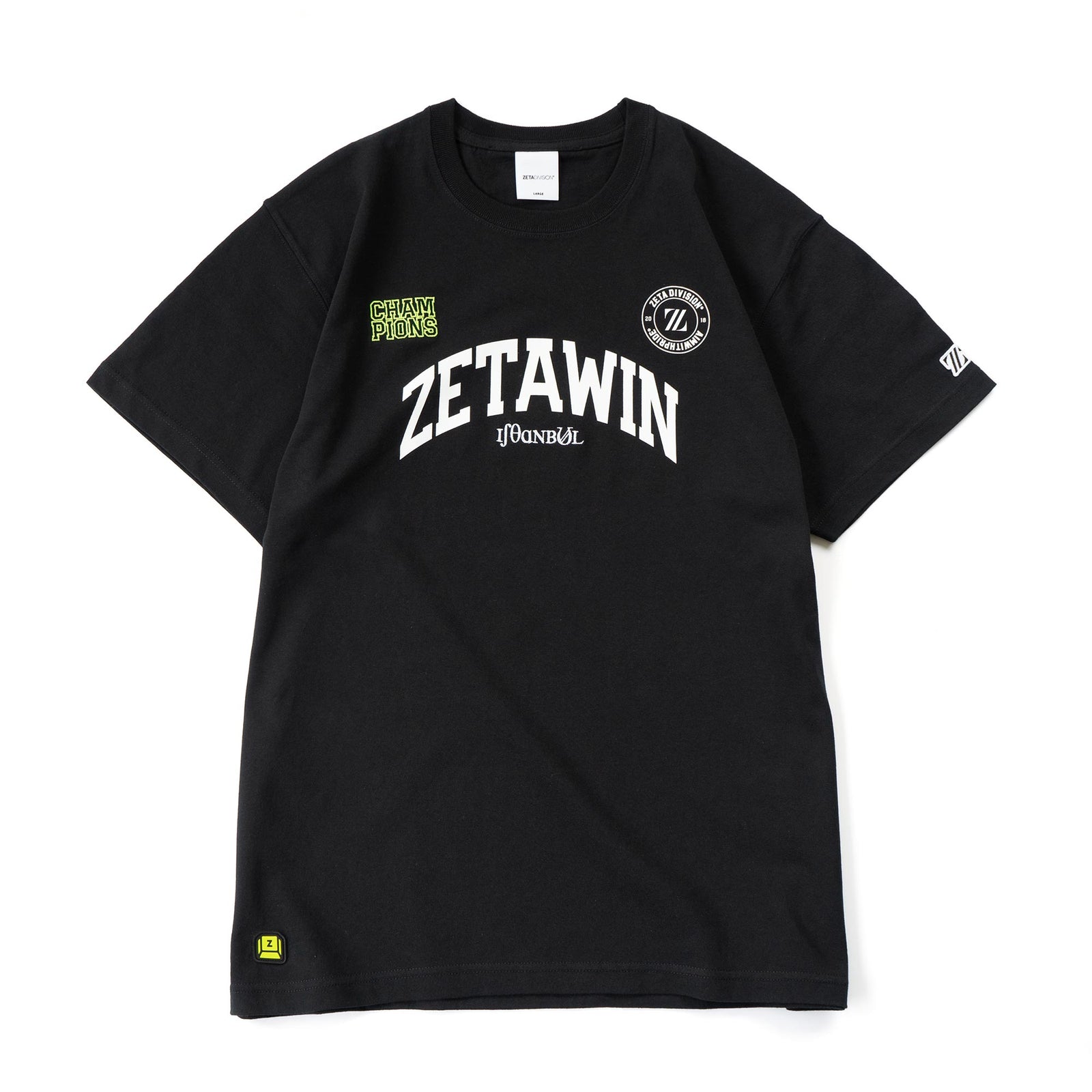 CHAMPIONS TEE / BLACK | ZETA DIVISION STORE