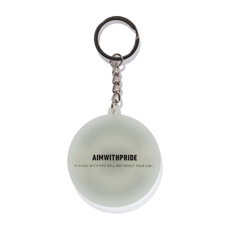 LUMINOUS VARSITY RUBBER KEY CHAIN