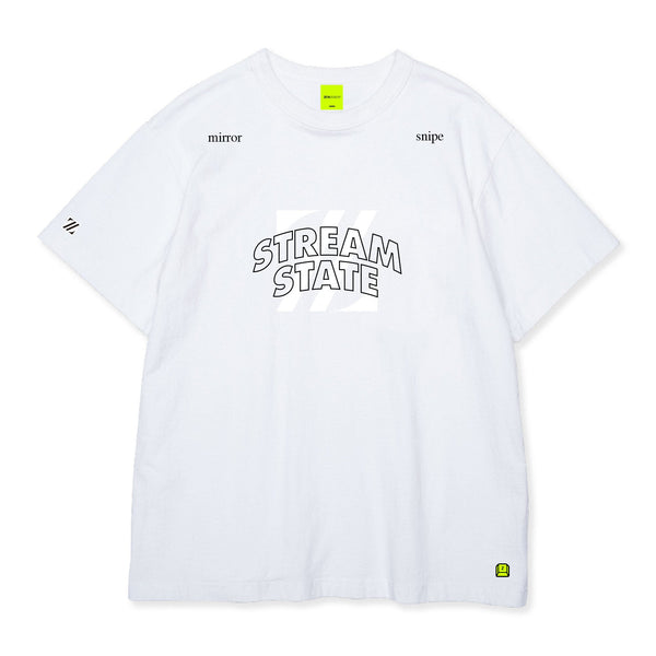 STREAM STATE TEE / WHITE | ZETA DIVISION STORE
