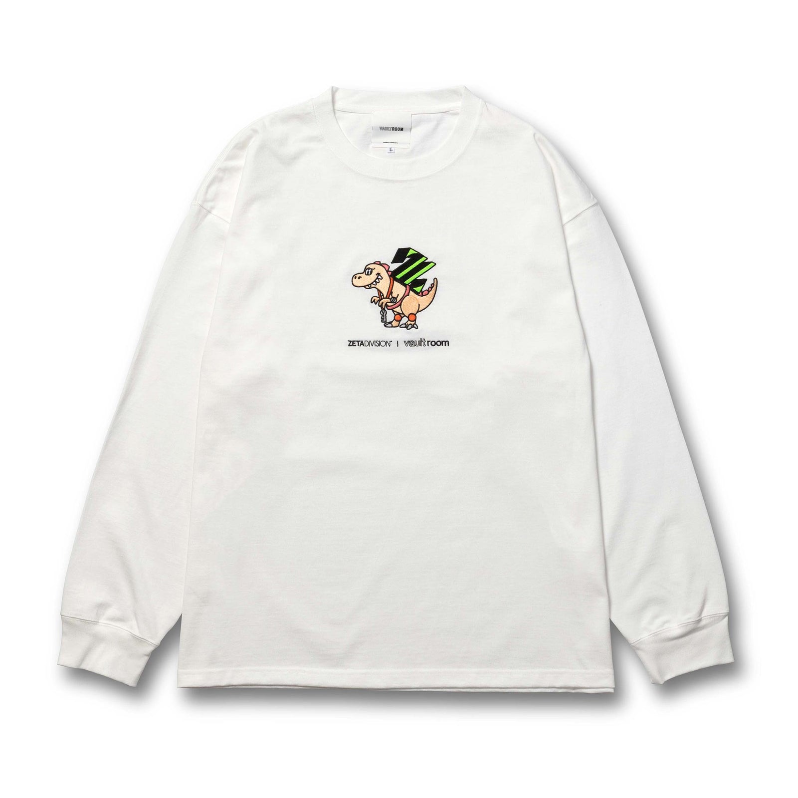 KEYREX × ZETA BIG L/S TEE / WHITE