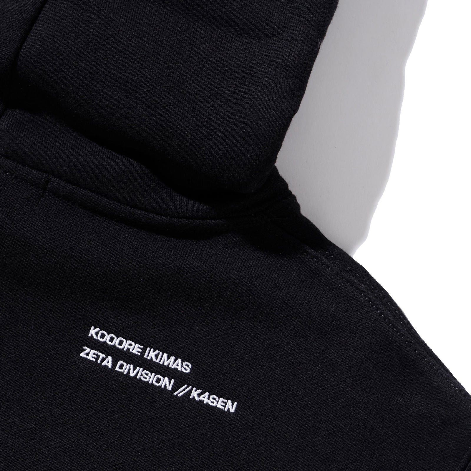 k4sen JOINS ZETA HOODIE / BLACK | ZETA DIVISION STORE