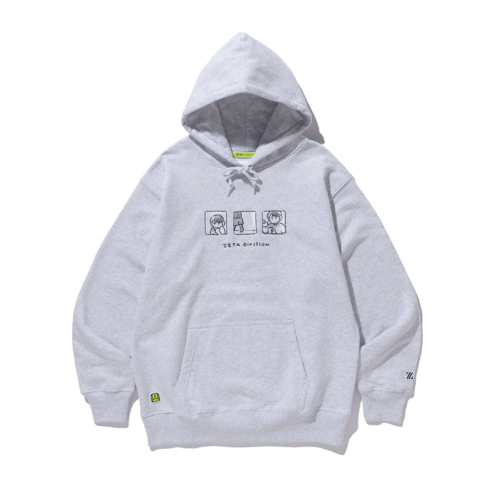 k4sen JOINS ZETA HOODIE / HEATHER GRAY