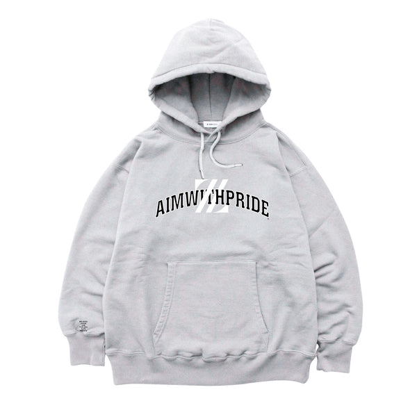 A.W.P.Z COLLAGE HOODIE / HEATHER GRAY