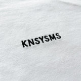 KNSYSMS POCKET TEE / WHITE